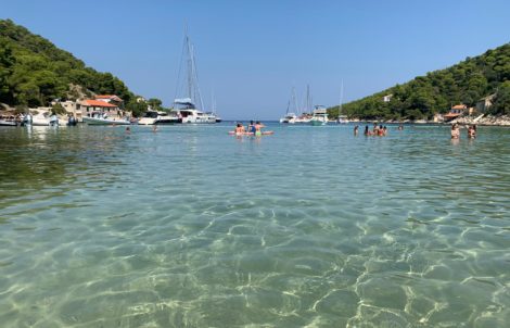 Sandy bay in Croatia
