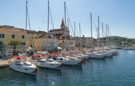 Place Milna on Island Brac in Croatia